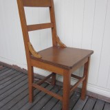 1950s teacher's chair L35 W35 H85