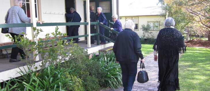 A group of war widows organised a group tour of the museum