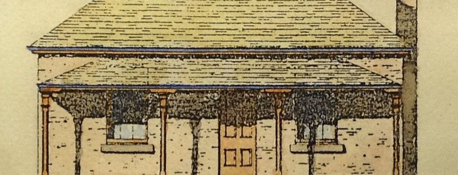 Drawing of the Teacher's residence at North Ryde Public School.